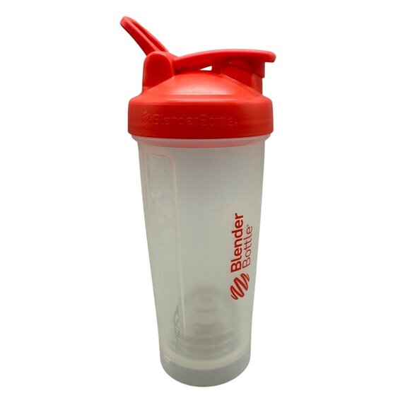 BlenderBottle Classic Shaker Bottle 28oz With Red Lid & Whisk Ball READ - Picture 1 of 5